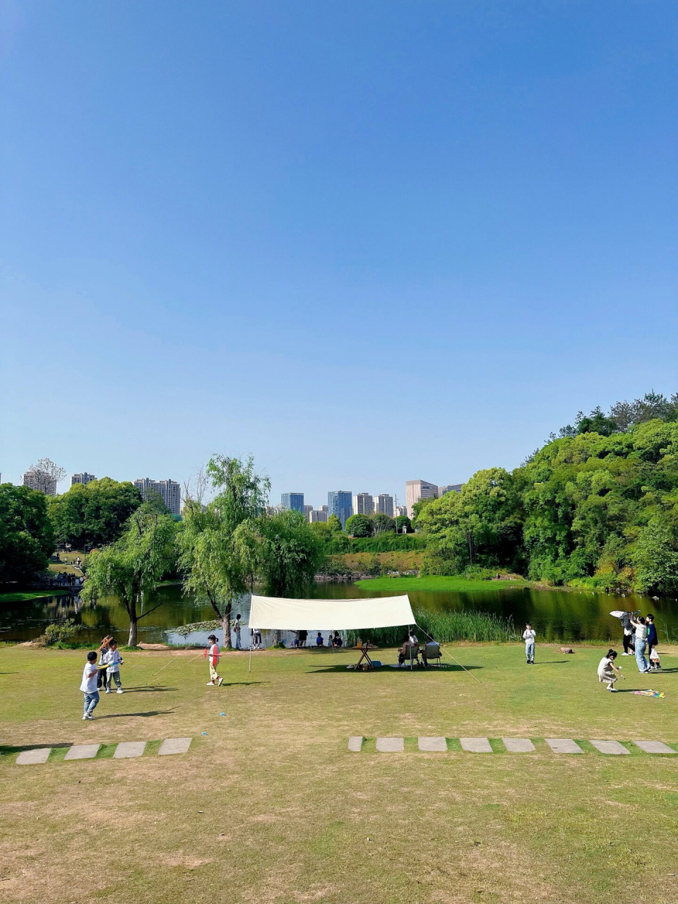 上饶龙潭湖公园9115|春日出游 一个人逛公园 周末天气爆好,我又到
