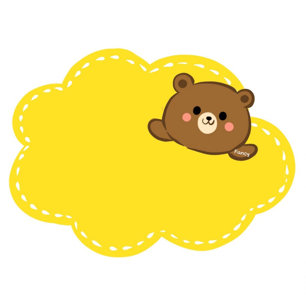 幼儿园卡通82环创 卡通区域牌(空白)模板 可可爱爱的卡通区域牌模板