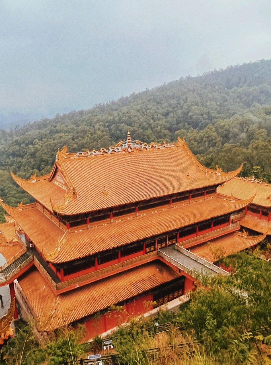 大岭山森林公园观音寺图片