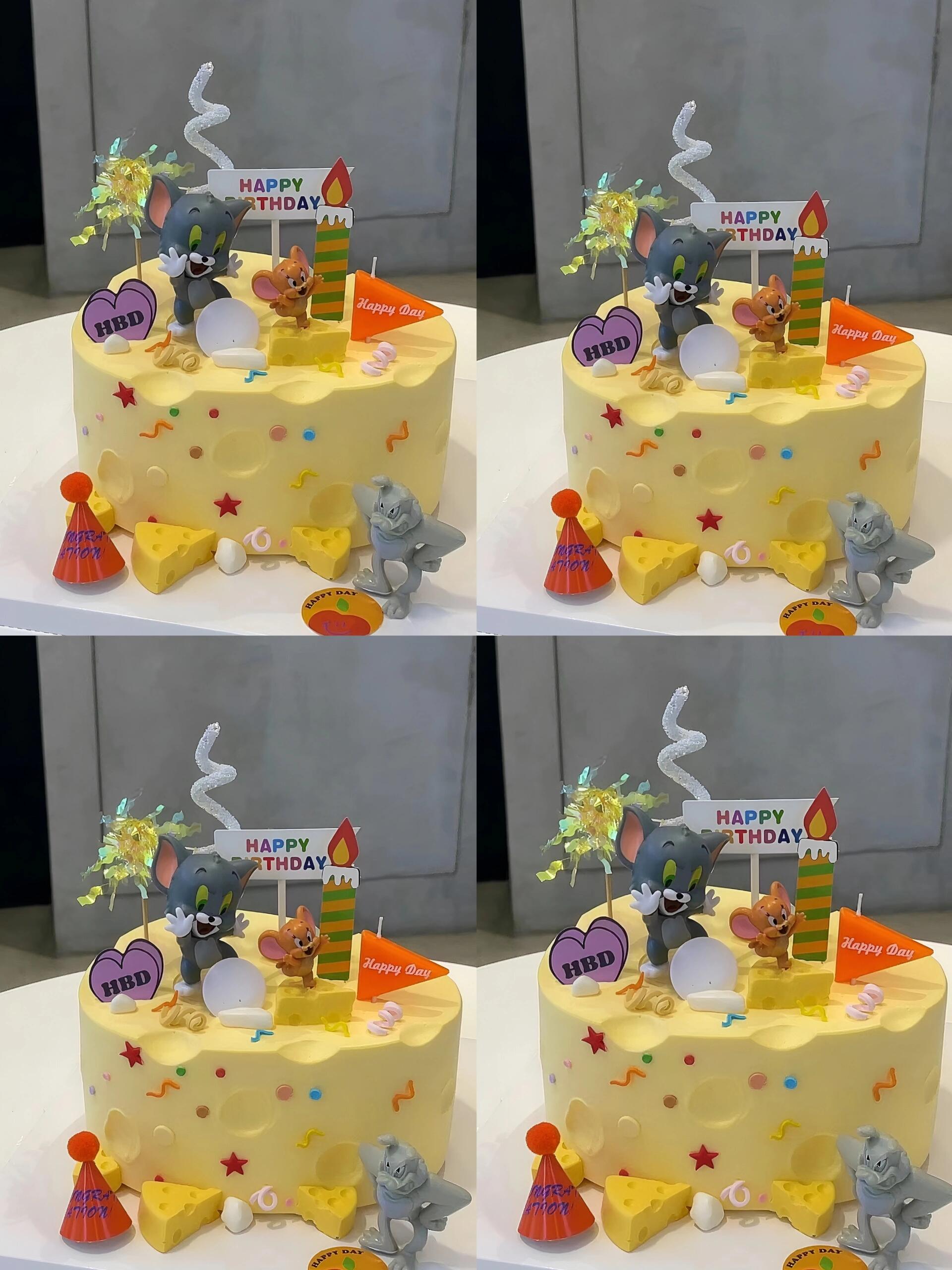 广州生日蛋糕合集 猫和老鼠蛋糕