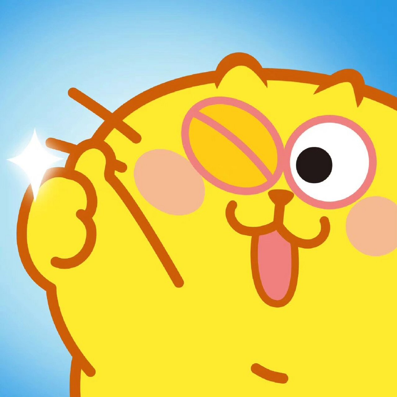 蛋黄猫可爱头像