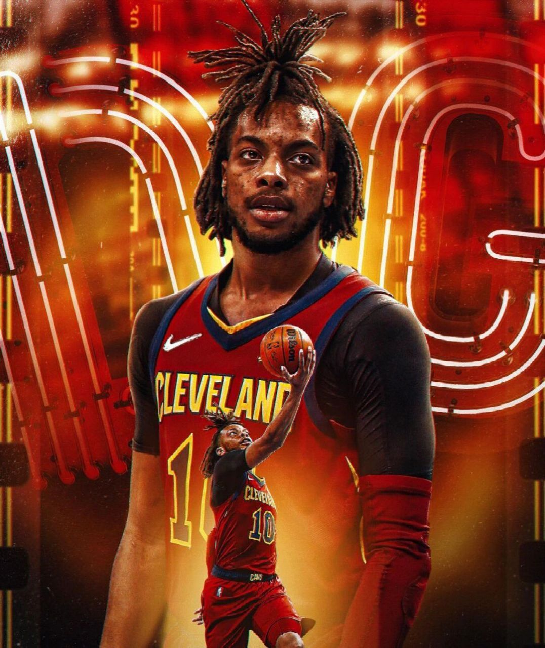来一组加兰的图! 克利夫兰骑士 加兰 nba壁纸 手机壁纸 篮球 nba