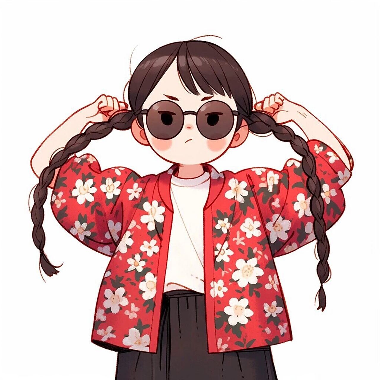 可爱的国潮风女生头像你喜欢第几张呢