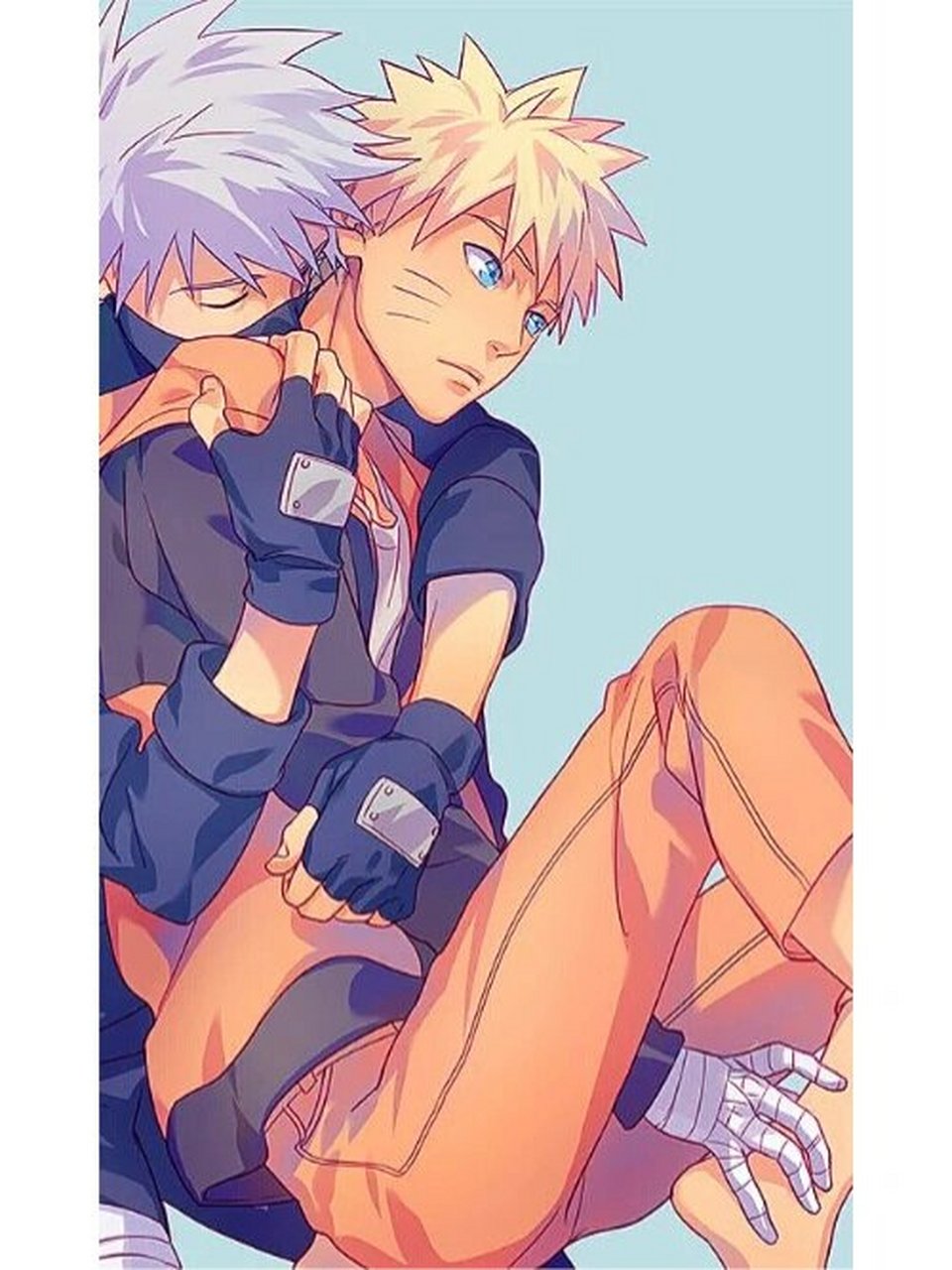 你喜欢卡卡西和鸣人吗? 卡殿和鸣宝,养成系!