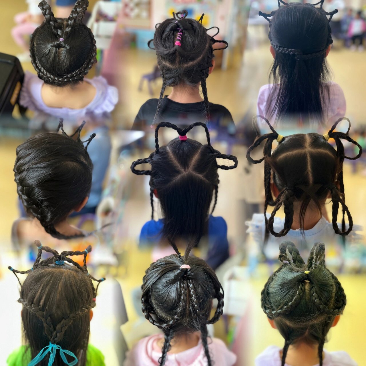 幼儿园小女孩发型