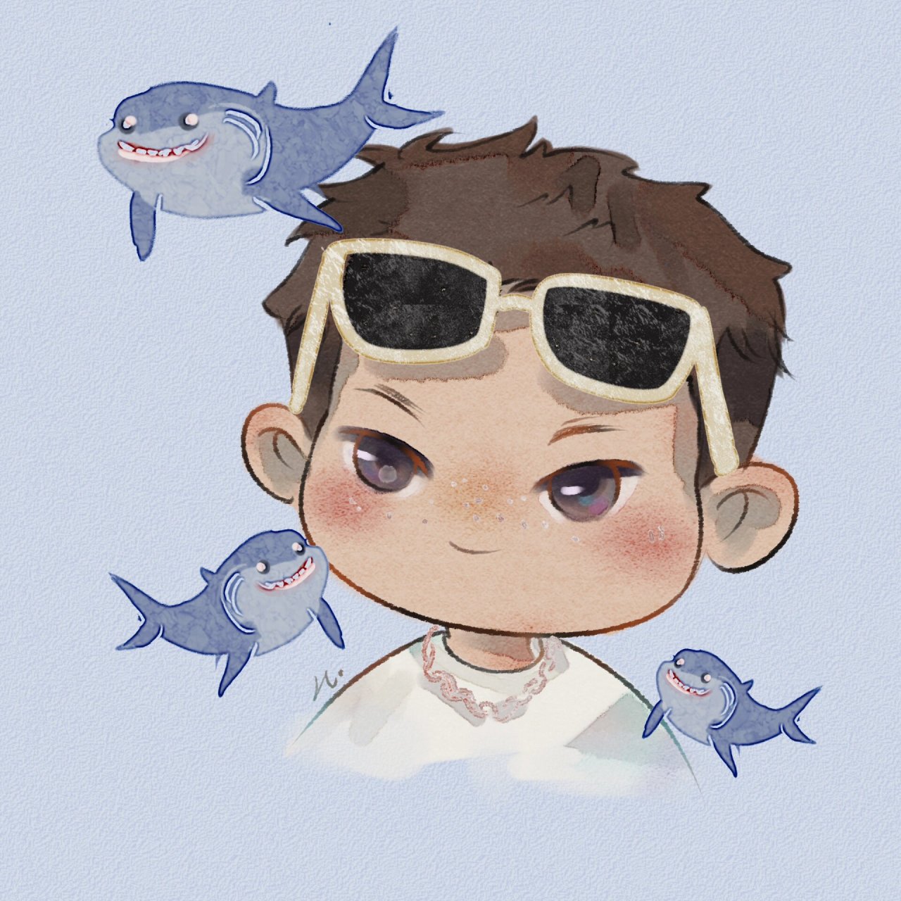 嫩牛五方～ 几年了,是谁还走不出小笔记, 哦,是我[捂脸] 	 q版头像no