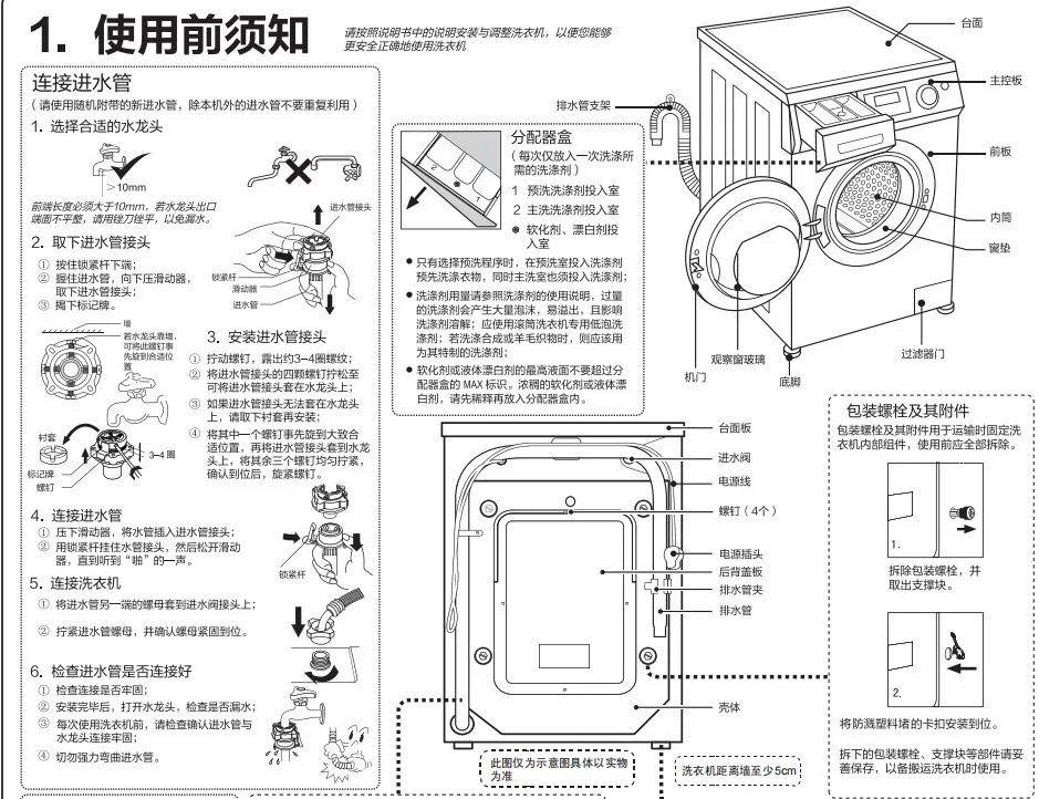 海尔洗衣机说明书 eg10012b29s