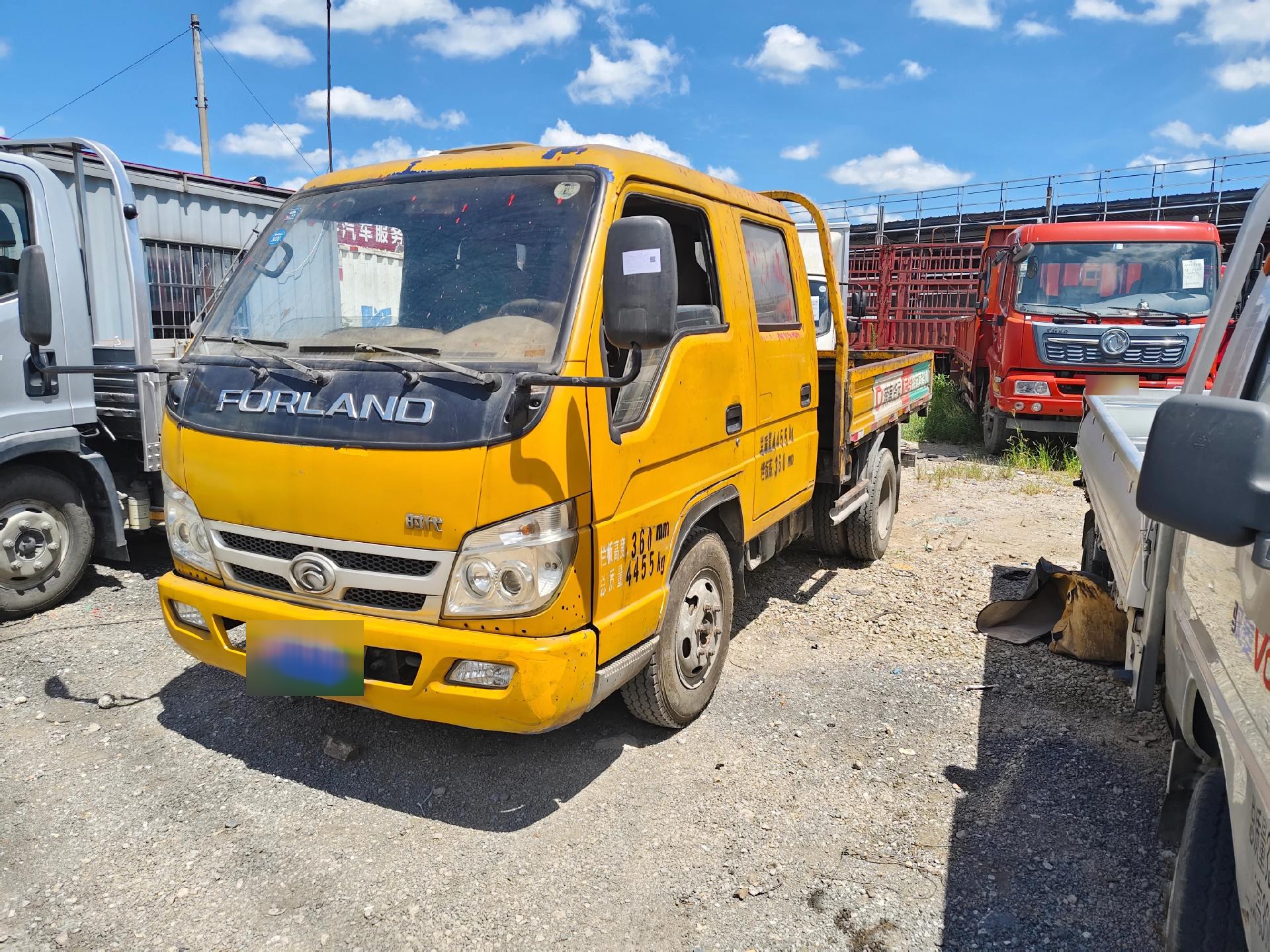 柴油双排座福田时代货车,车厢长2米8,配备方向助力,车况良好且为一手