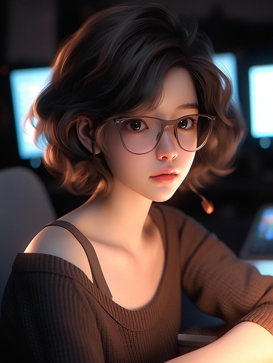 甜美气质女头