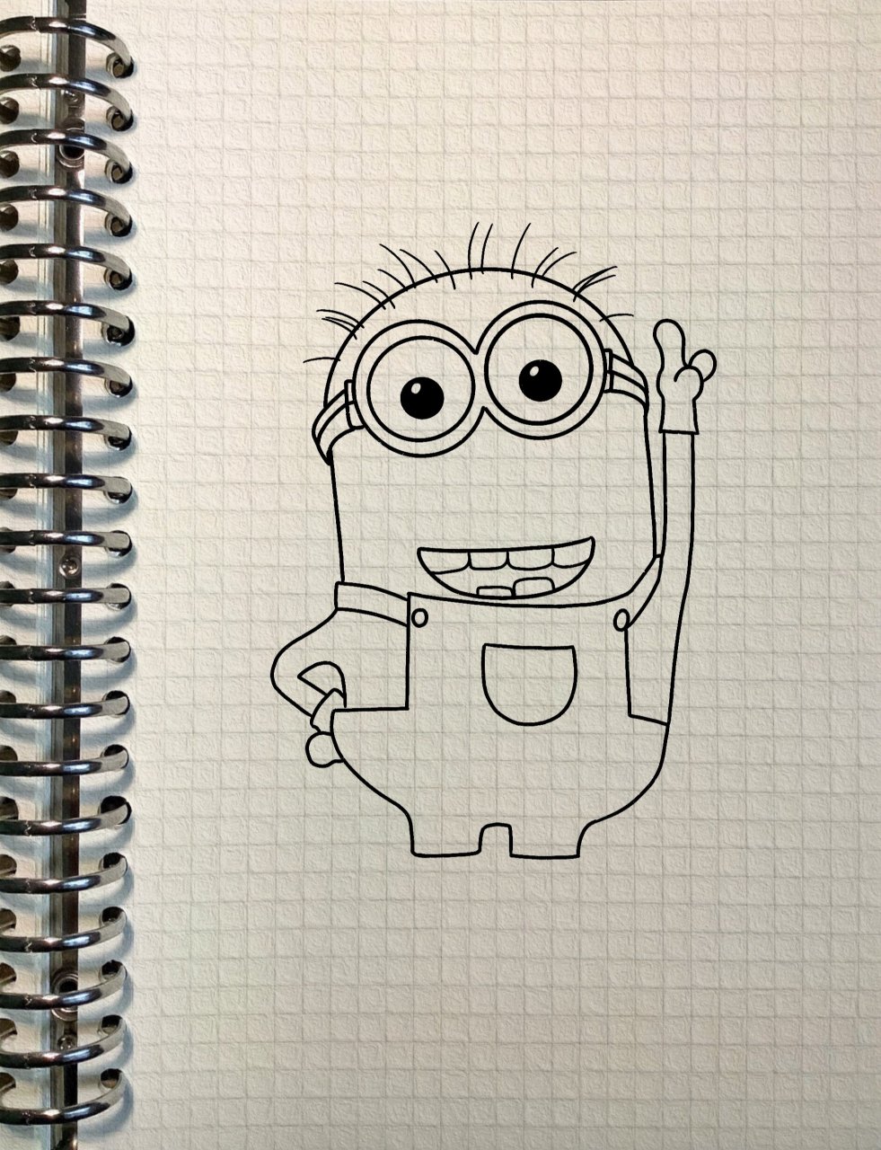 简笔画——小黄人(内有过程) 即使不快乐,也要记得哈哈大笑.