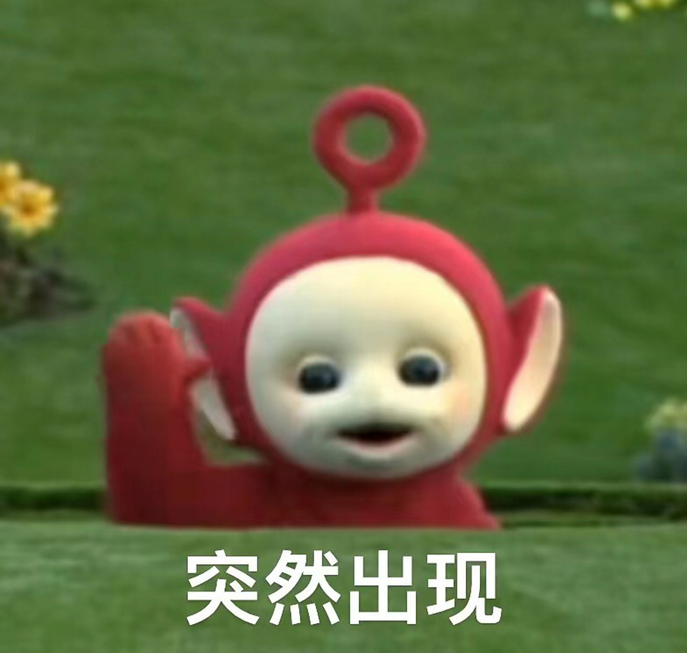 你的可爱波突然出现06 哈喽 【图源天线宝宝动画片 侵删!