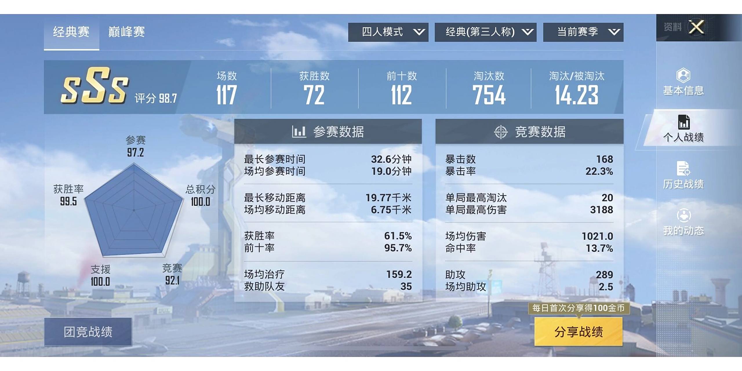 和平精英无敌战神  第一个无敌战神终于到手了