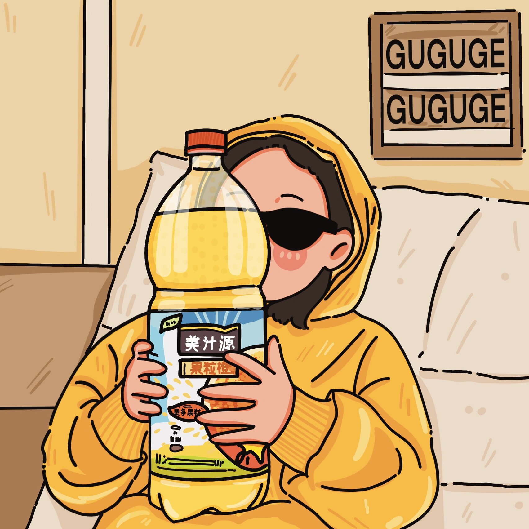 简笔画丨五颜六色总有你喜欢的饮料