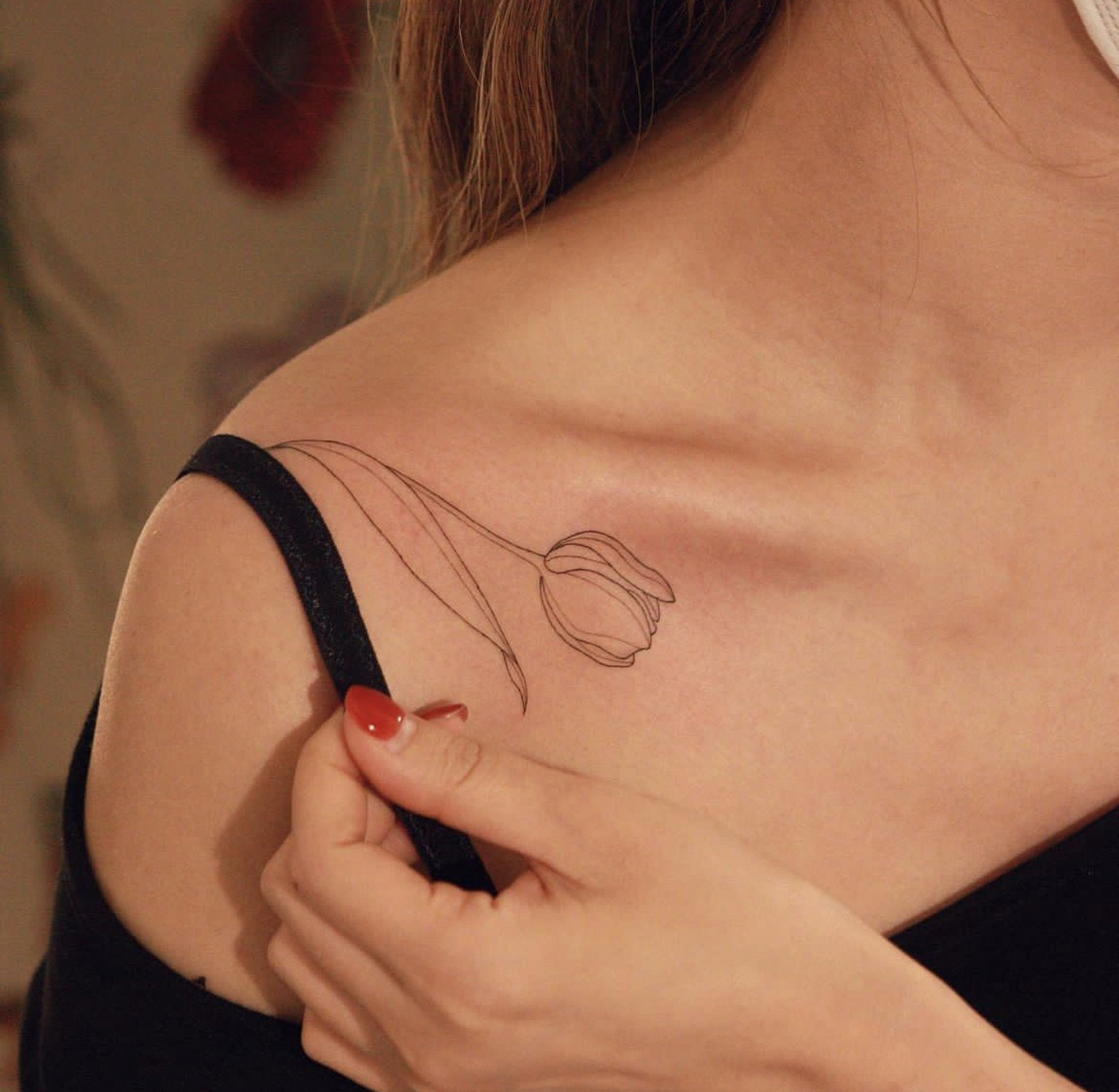 线条小纹身图片合集丨ins风纹身图片 ins风纹身图片 简洁干净 真的太