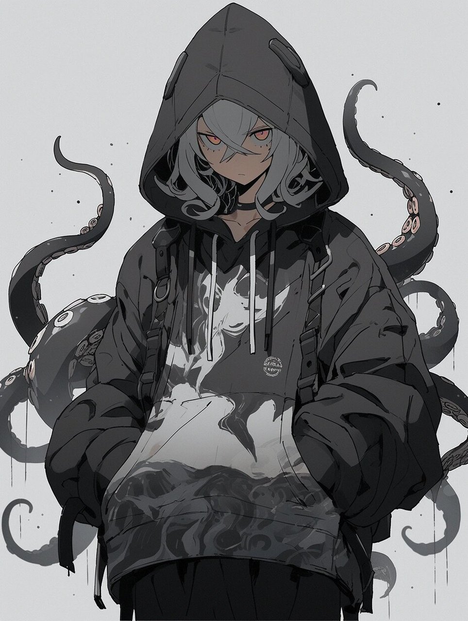 ai|一些章鱼拟人的壁纸 和今天发的人设一个系列的～喜欢可以存图