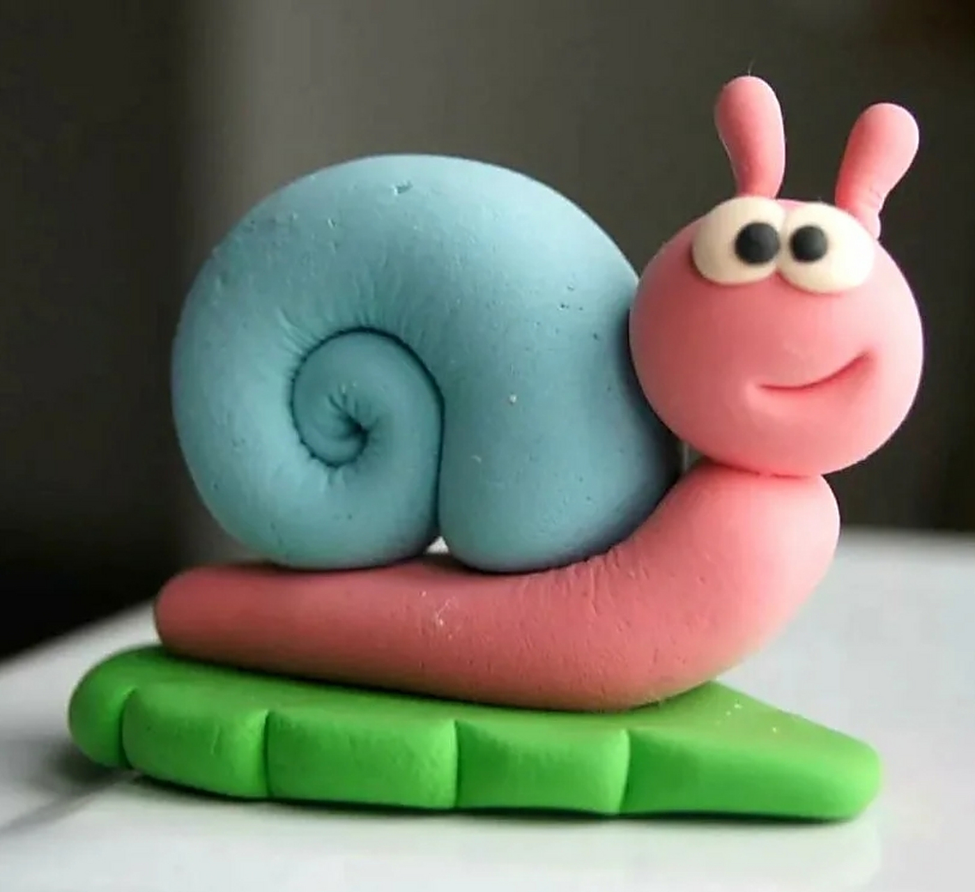 粘土手工蜗牛|昆虫黏土橡皮泥亲子手工diy 我的粘土世界