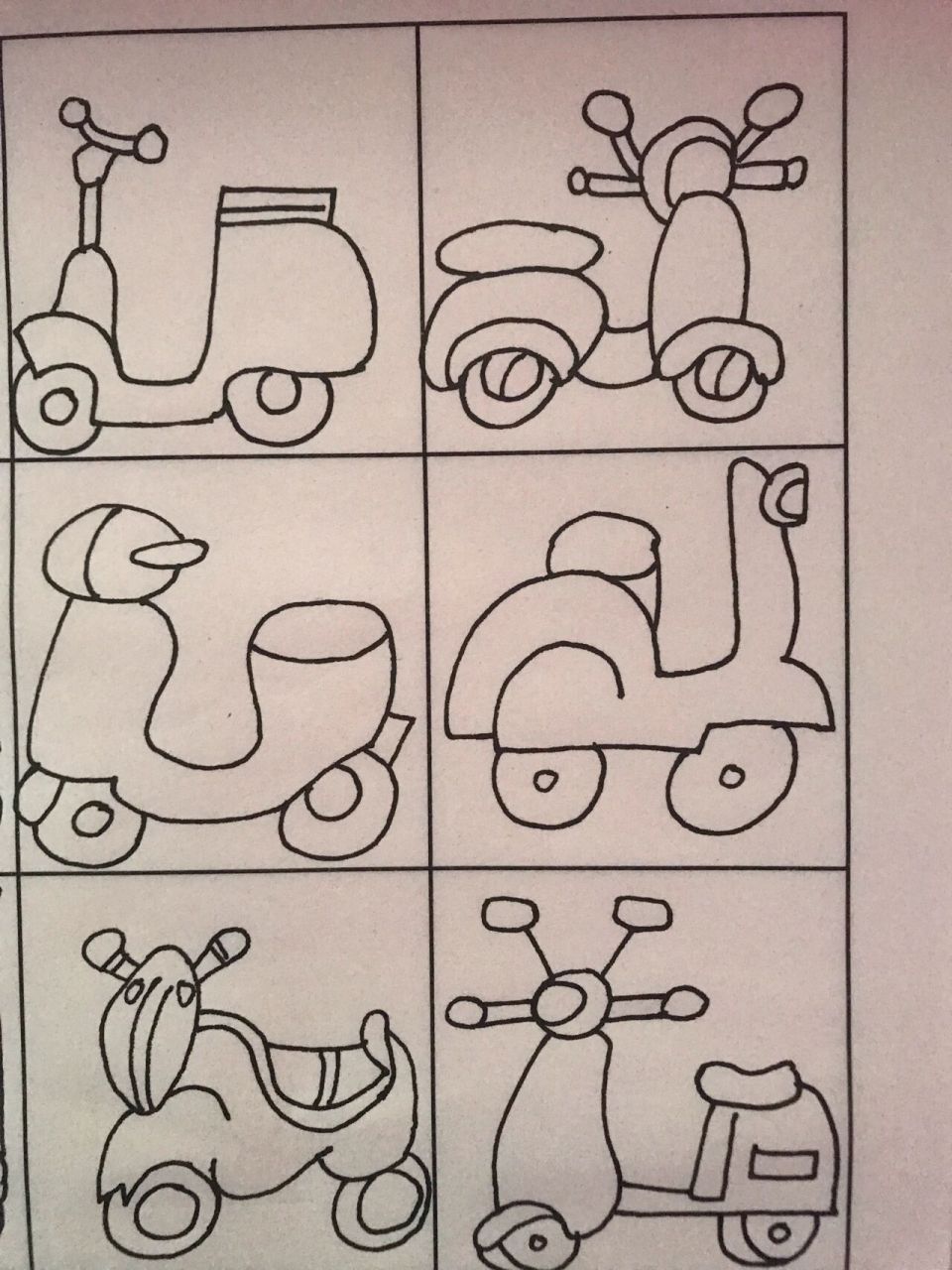 简笔画 | 电动车