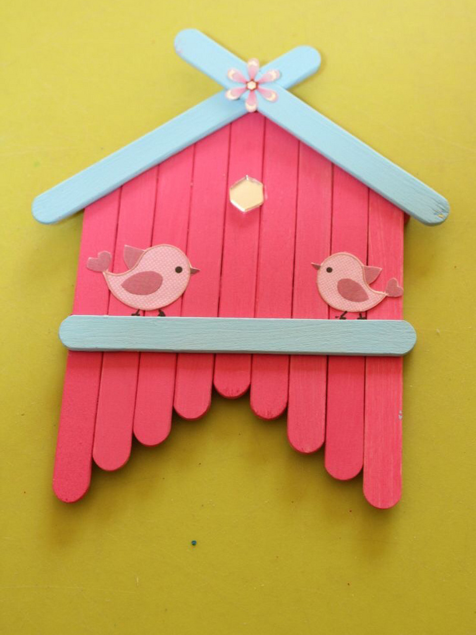 冰棒棍亲子手工 收藏 #亲子手工diy