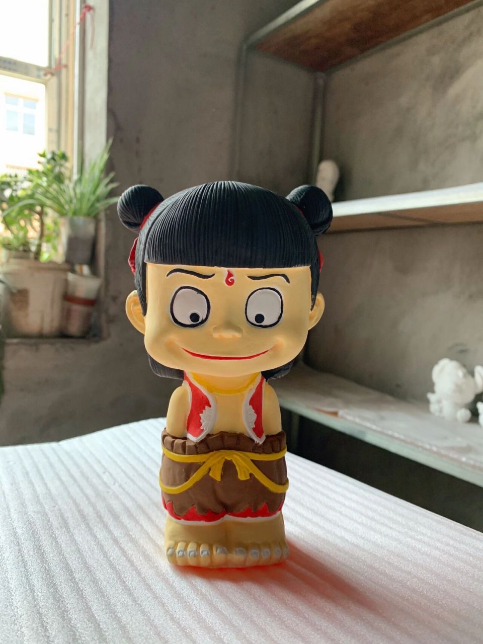 哪吒石膏娃娃彩绘教程