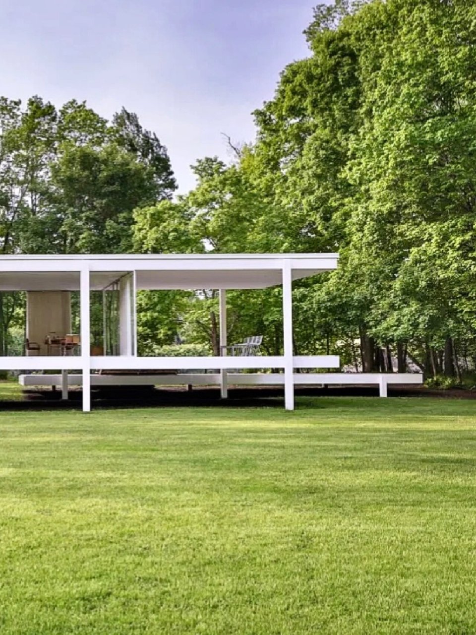 美国·范斯沃斯住宅 / mies van der rohe 整个住宅由主体建筑和其