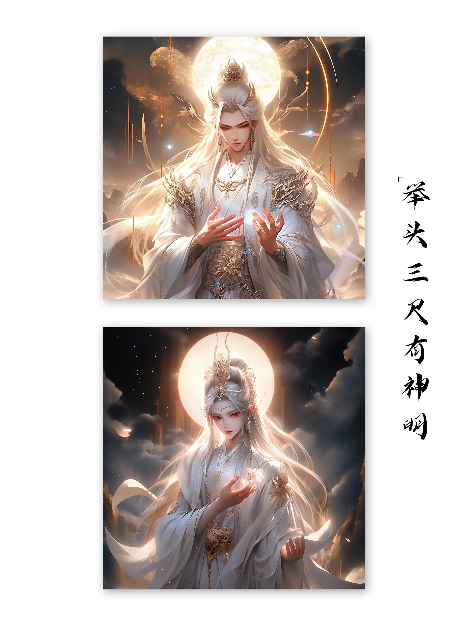 举头三尺有神明|古风情侣头像壁纸