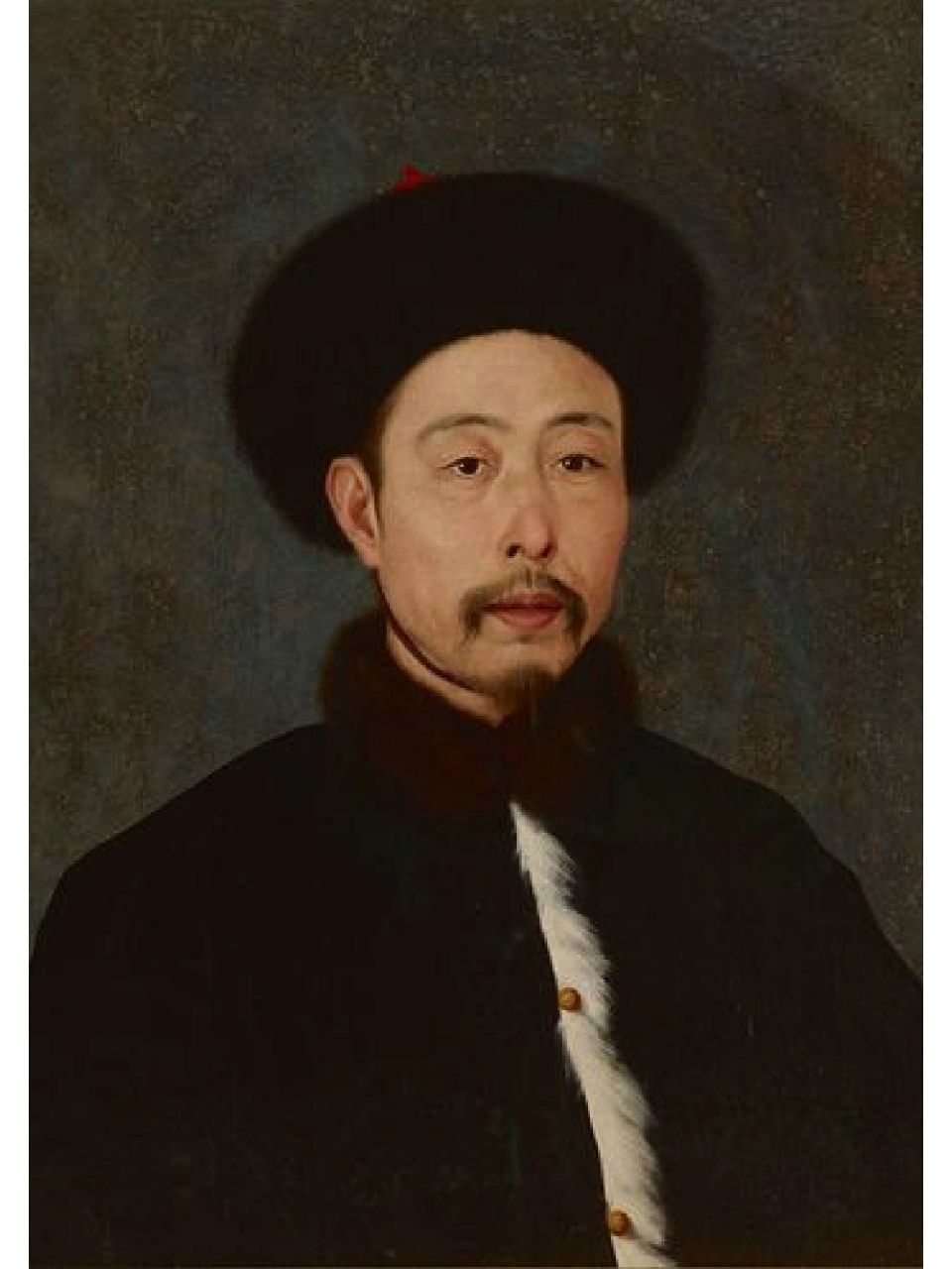 1756年乾隆真实画像|西方郎世宁所画 古代画师画皇帝时怕画的丑被砍头