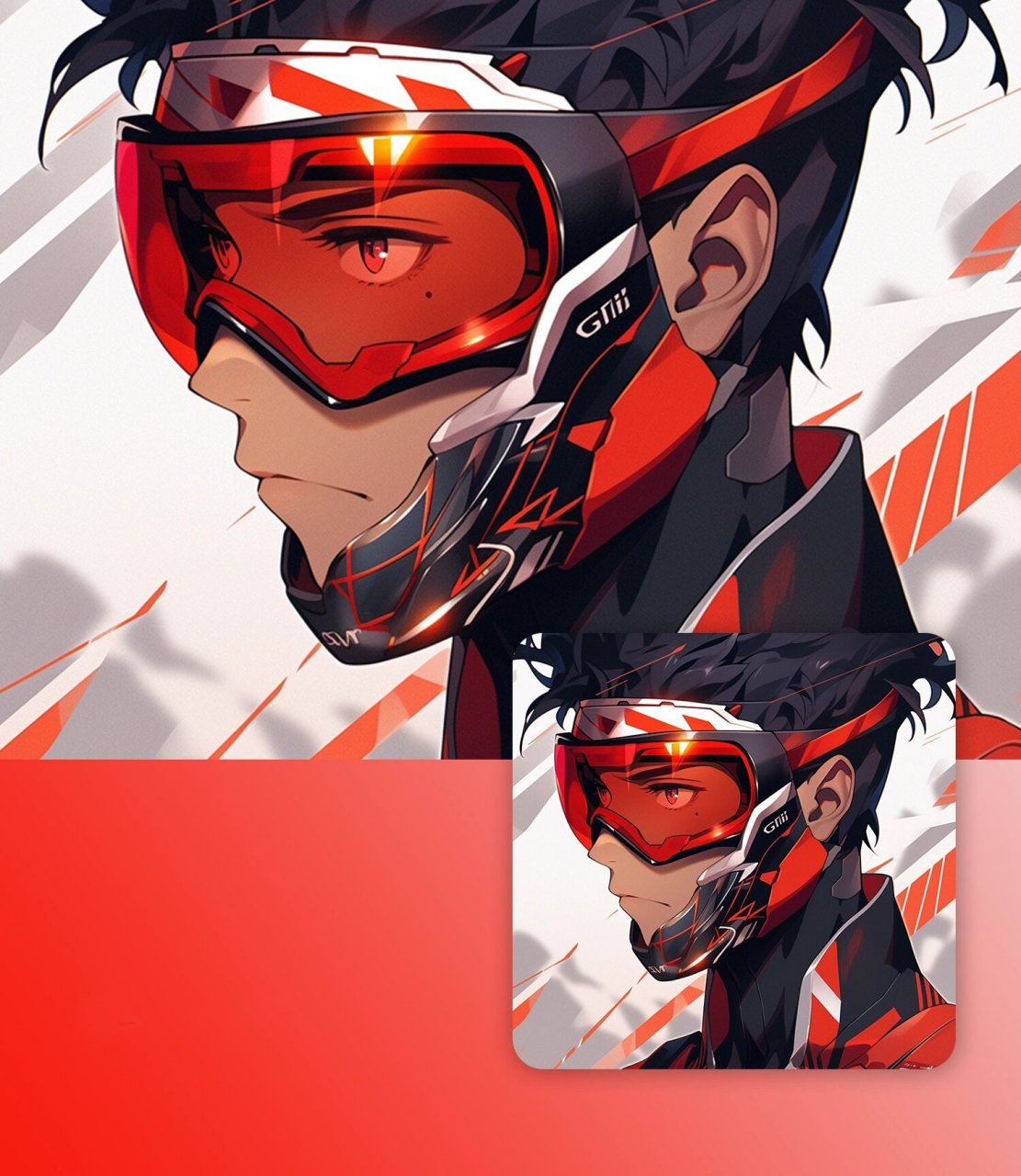 骑行运动风|男生头像