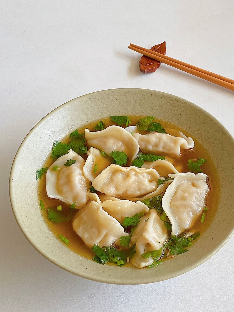 鲜掉眉毛的河豚饺子 好久没吃饺子啦,今天早餐来吃清汤水饺09