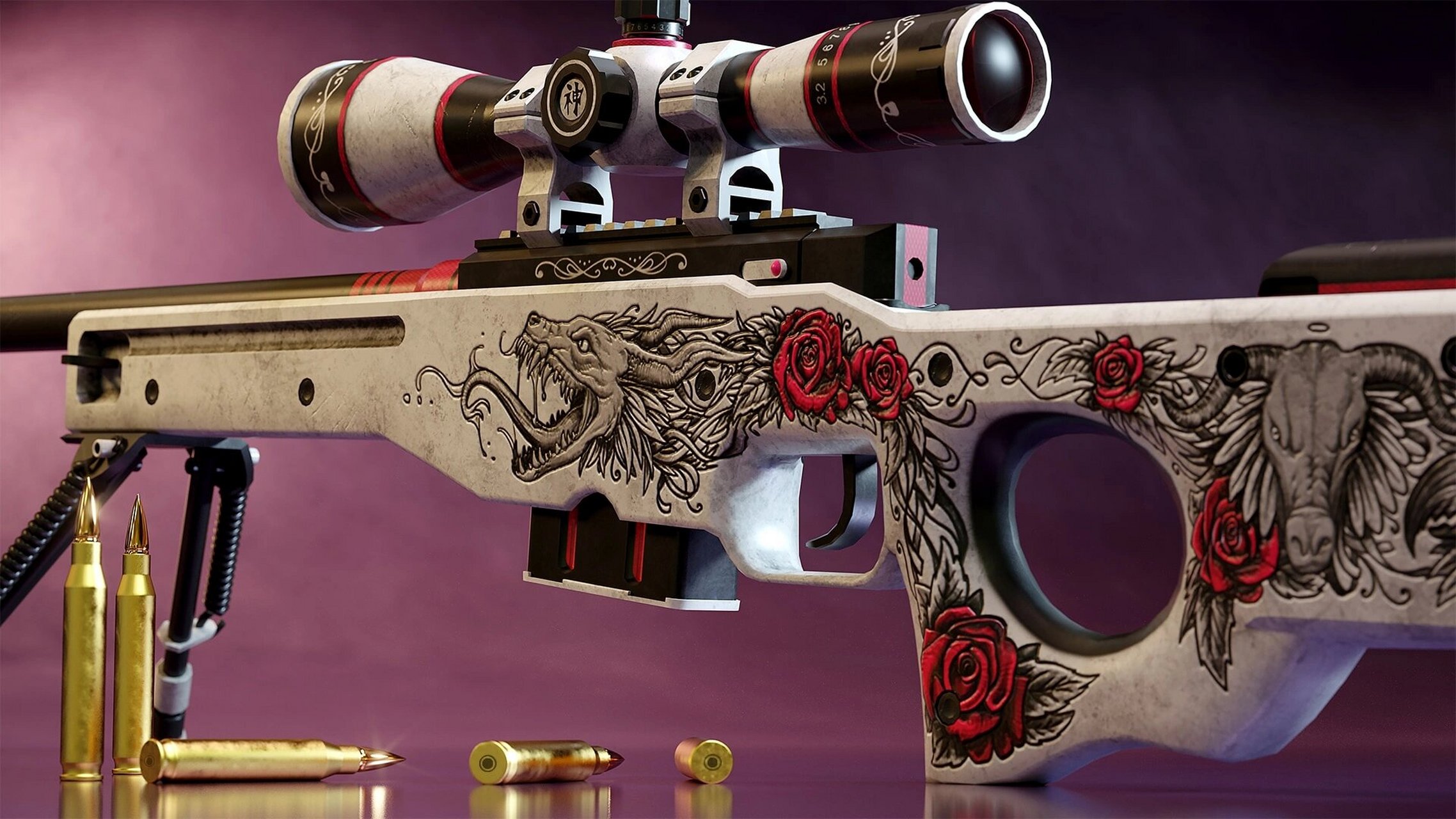 csgo大狙壁纸分享～ 今天给大家带来的是五张awp的壁纸图噢～希望大家