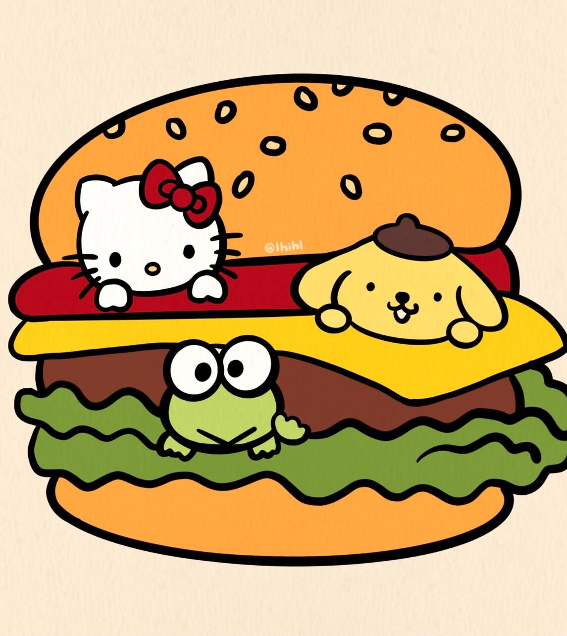 hello kitty手绘头像壁纸92|三丽鸥系列7715