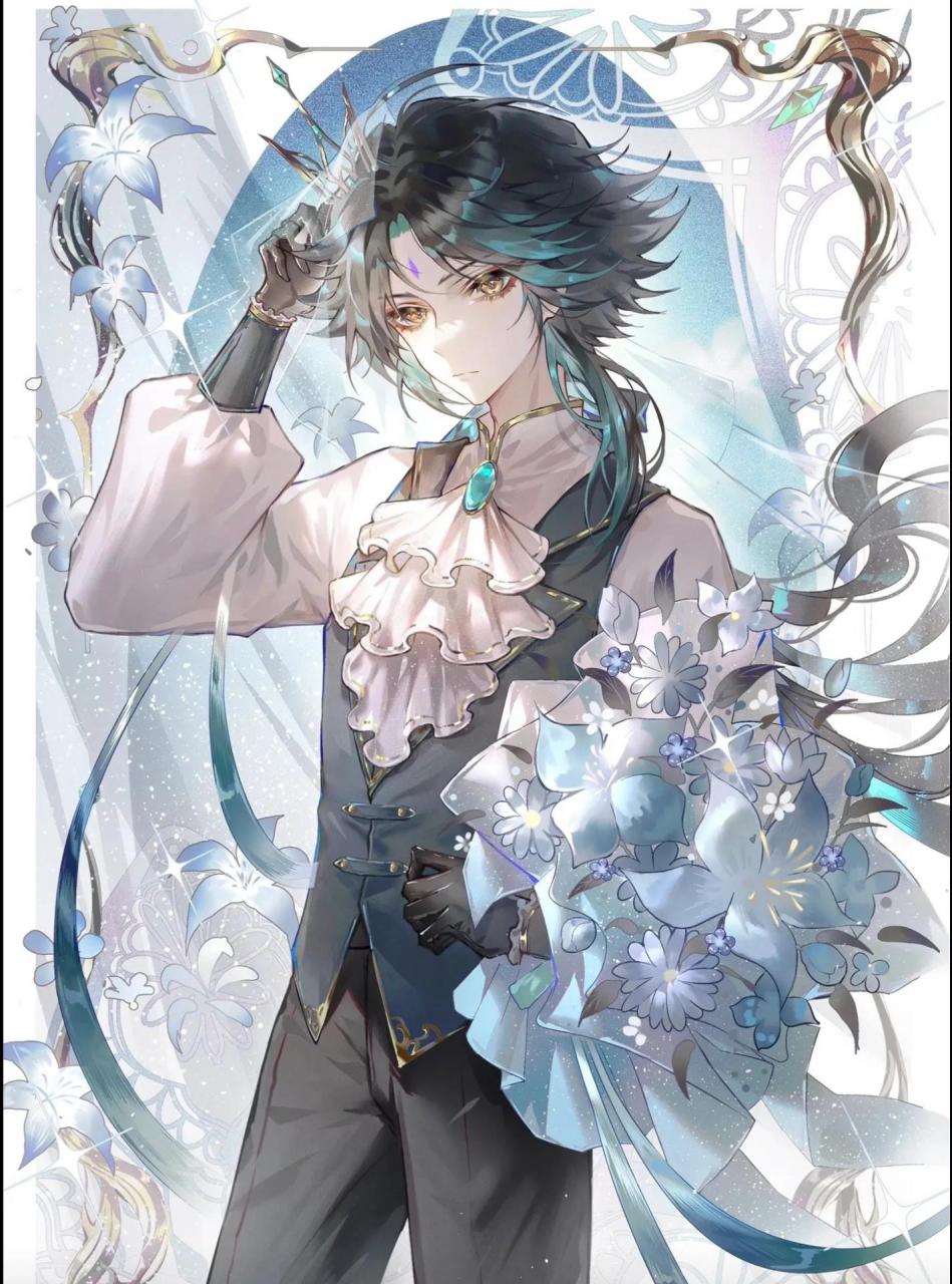 原神壁纸(风男) 画师:竹墨笺,侵权删