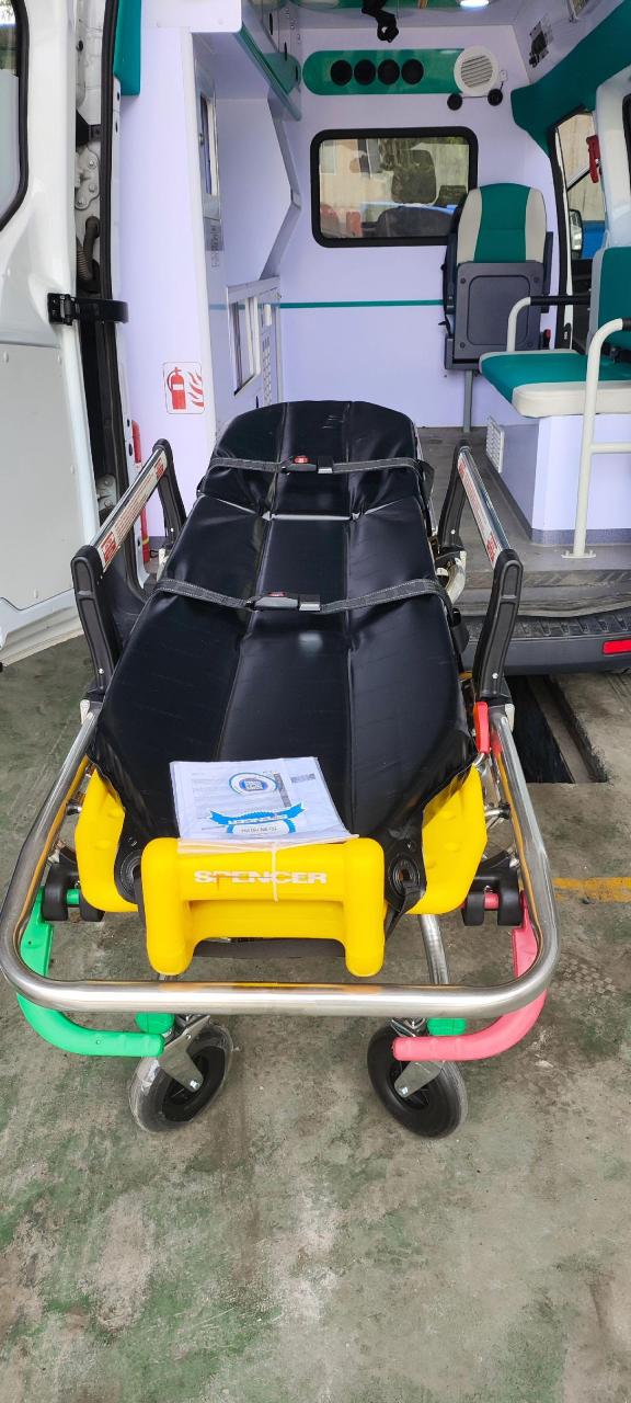 已经不足以满足日常使用需求,现更换意大利spencer 自动上车担架,该