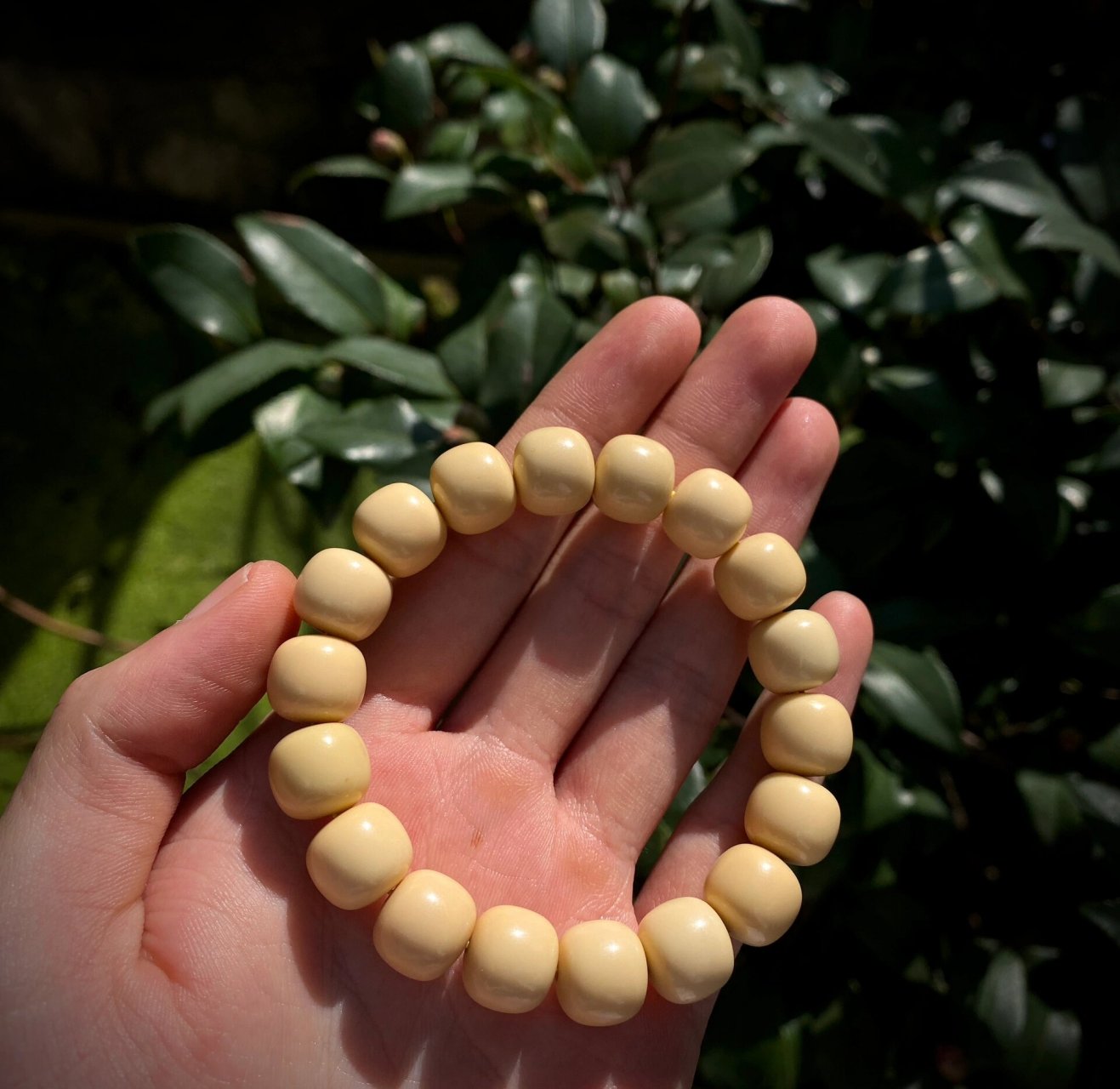 抹香香 手串 润度之王95 纯心取材鲸齿纯心抹香桶珠手链 润度瓷度