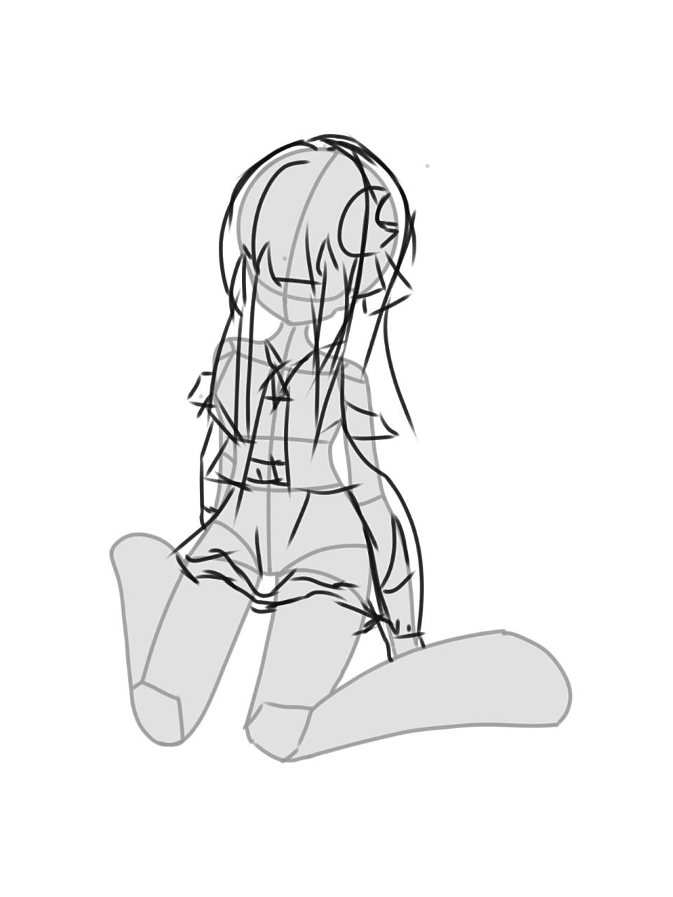 单人模板,萝莉跪,q版,例图p2 浅发一下崩掉的作品~ 心情越来越烦,模板