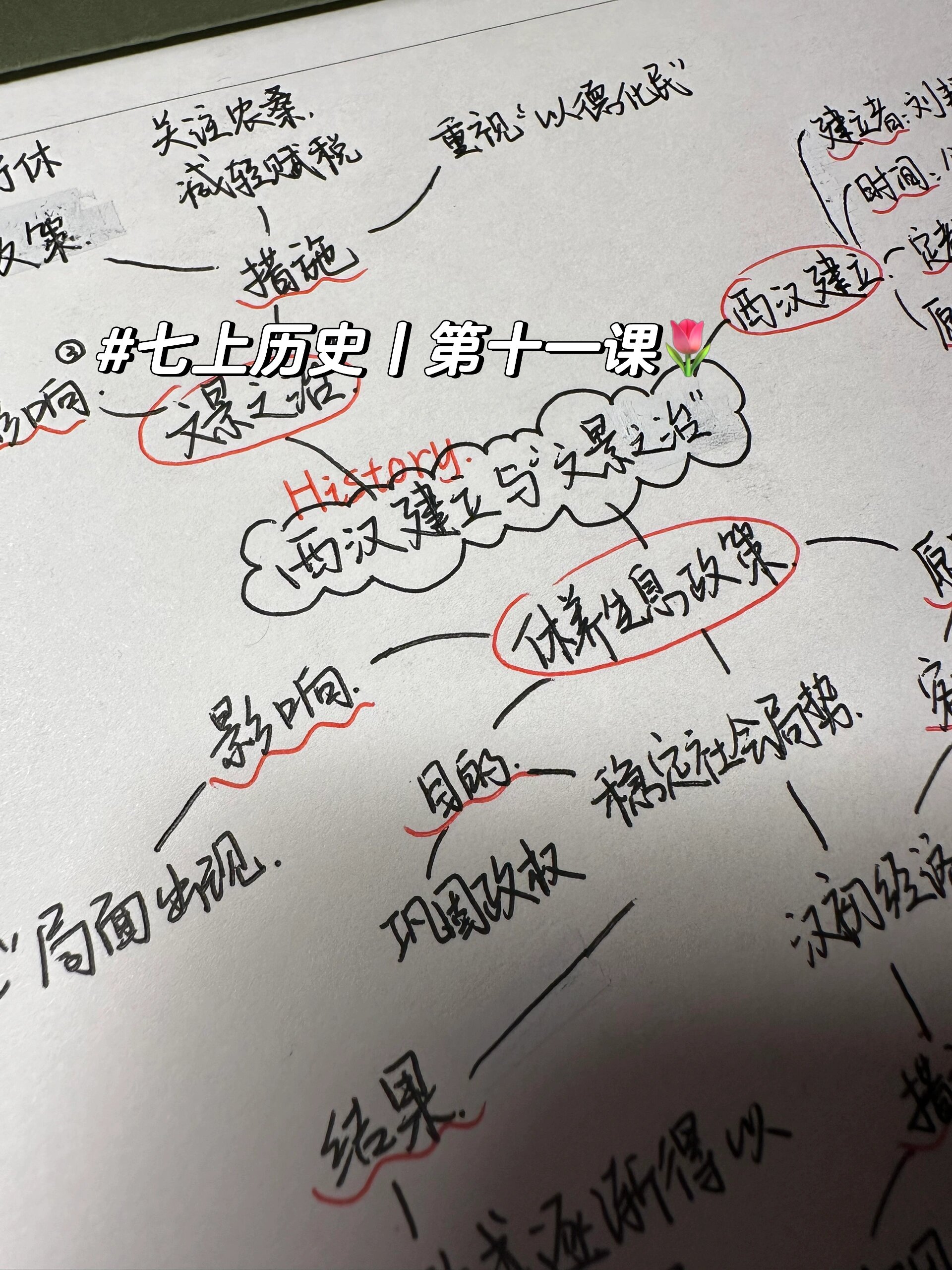 七上历史11课思维导图图片