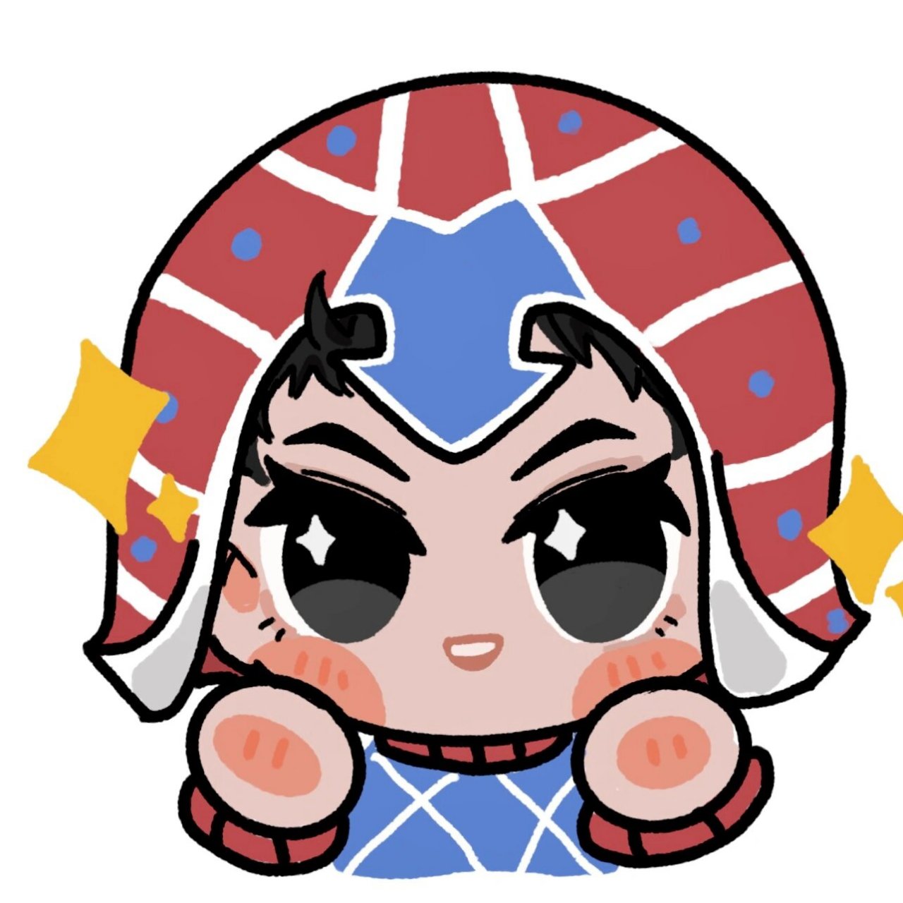 jojo黄金之风小队! 重拾q版画手身份摸个小队大头!