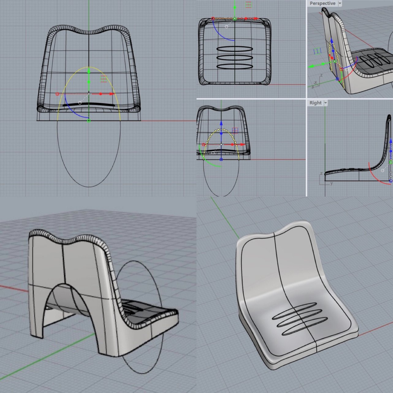 椅子建模教程/犀牛建模 开始分享犀牛建模教程啦～ 这次是一个沙滩车