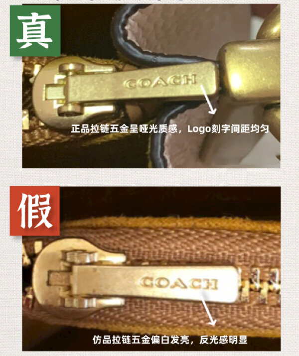 coach托特包真假辨别图片