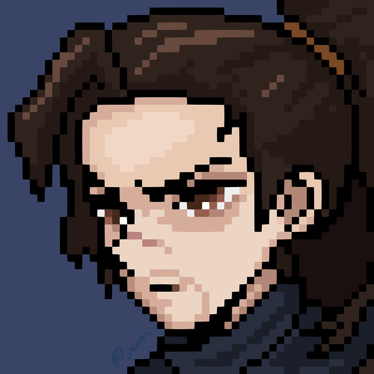 疾风剑豪 像素头像 更新一期剑客专题,下一期也是剑客