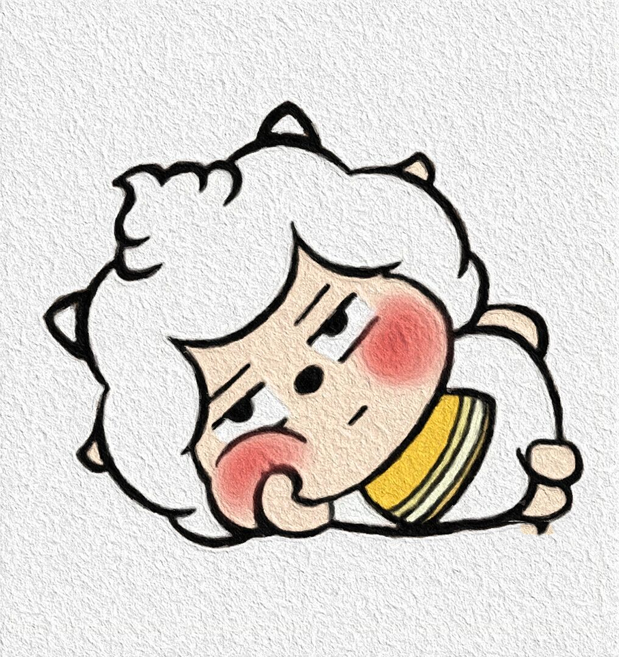 懒羊羊简笔画附教程 懒羊羊简笔画附教程