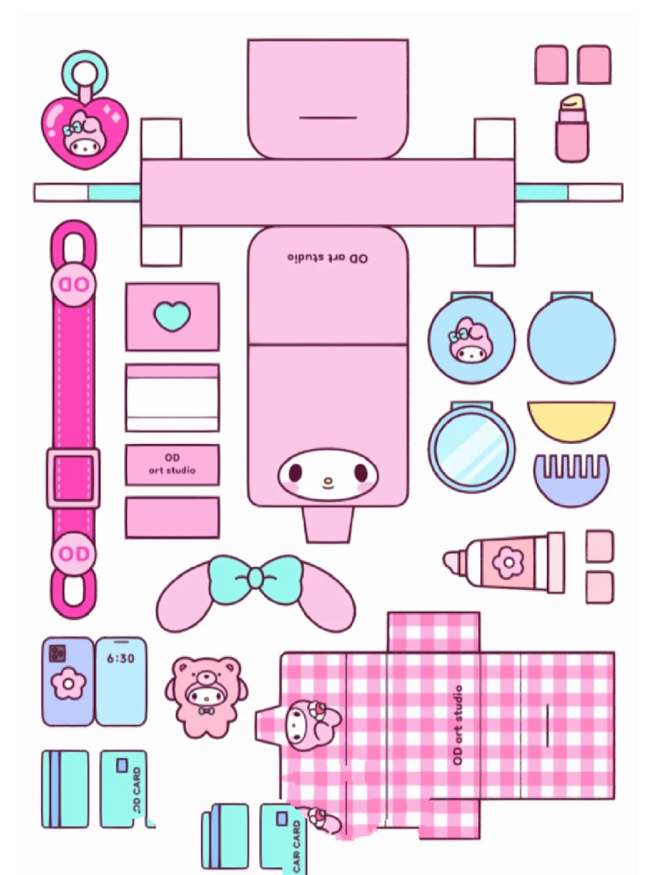 三丽欧系列的立体迷你小书包