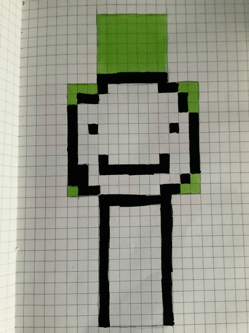 我的世界像素画人物篇 我的世界像素画人物:谁更强 dream vs 猪神