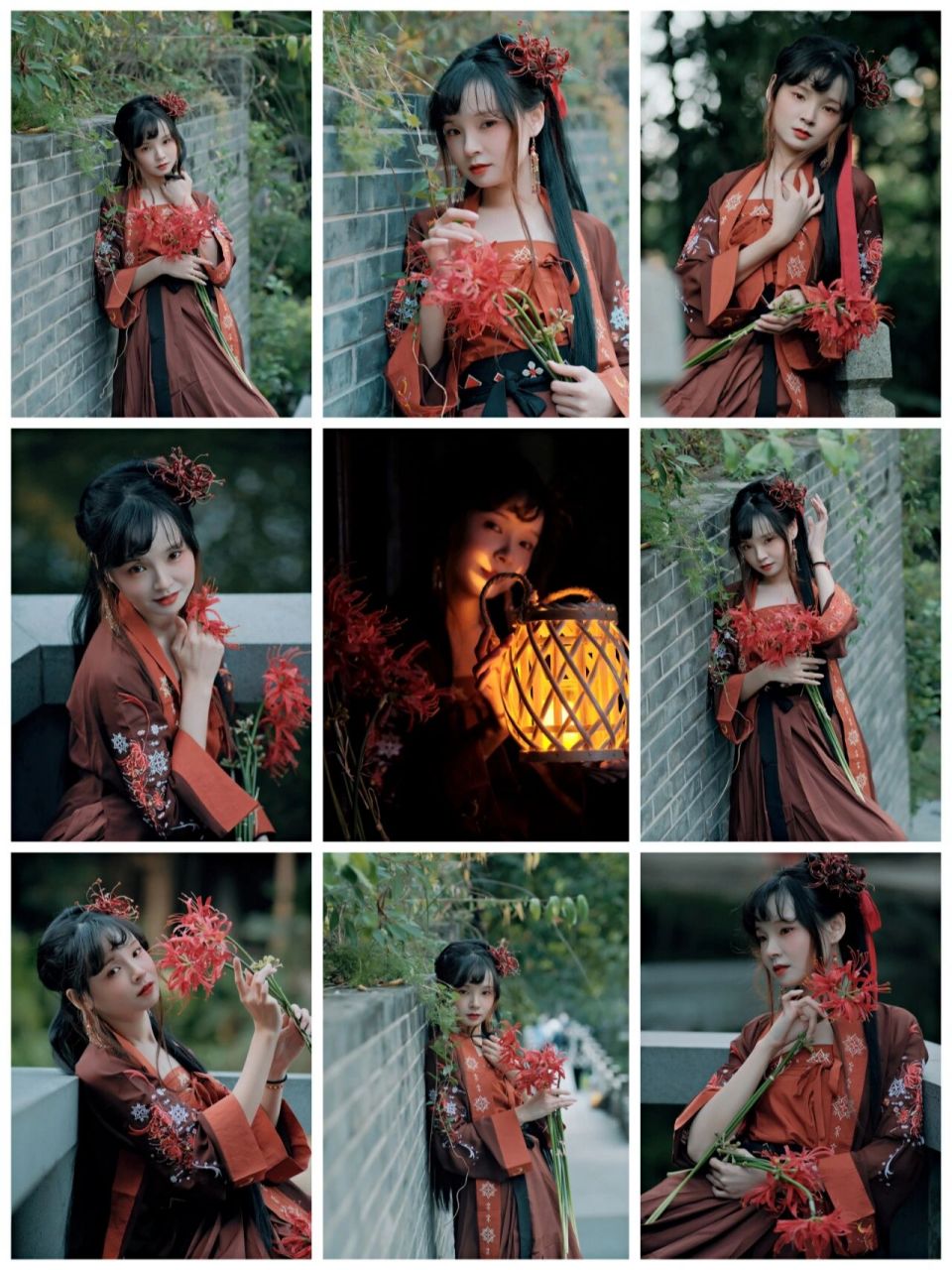 深圳约拍‖彼岸花宋制汉服-花谷子 忘川河畔,花开荼靡.