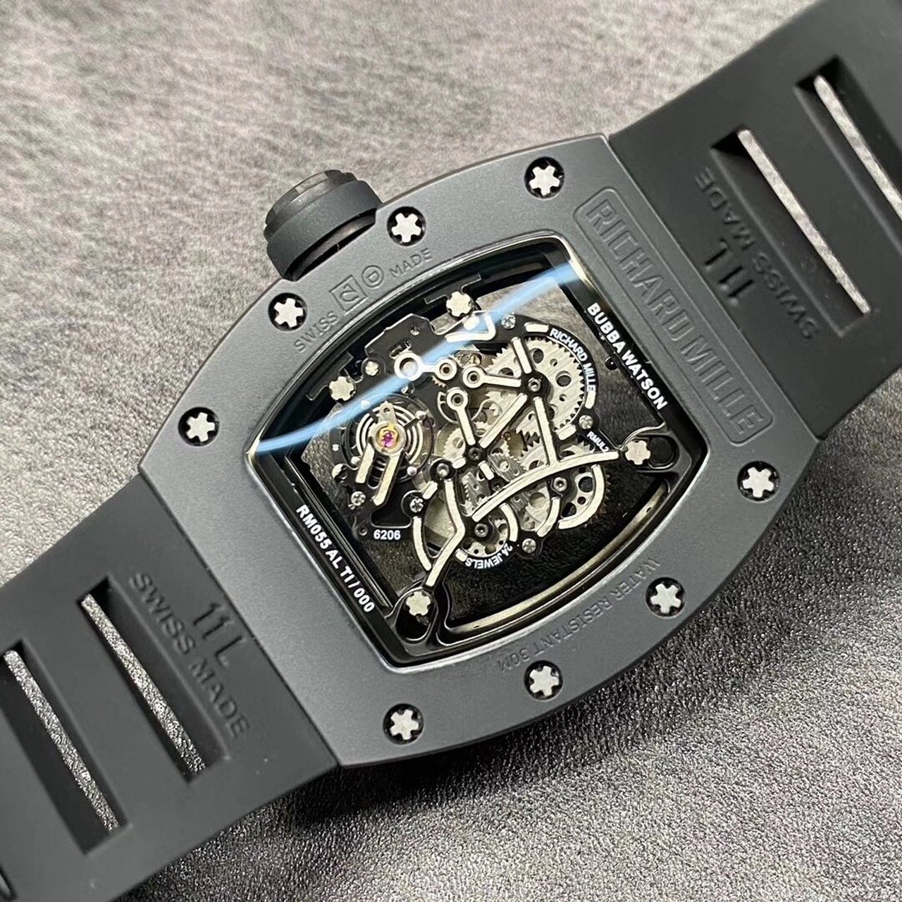 理查德米勒rm055 richard mille 理查61米勒 rm 055 ntpt材质蒂芙尼