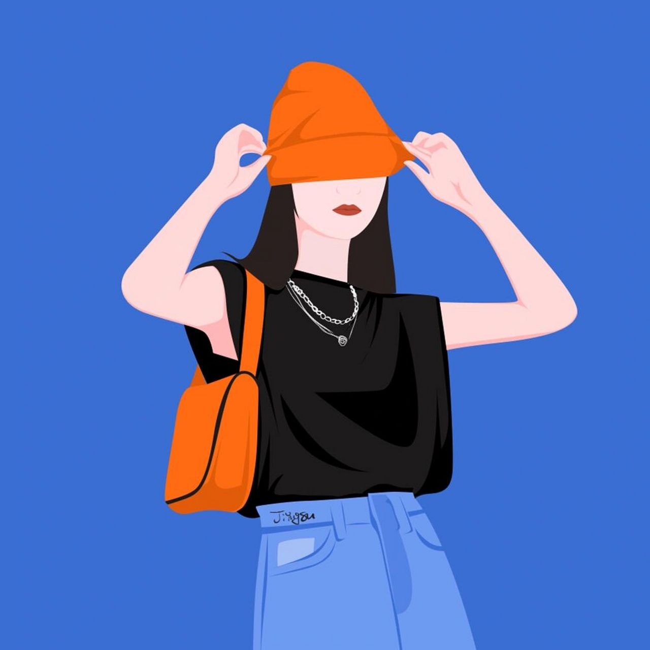 插画更新7-1|夏天的酷女孩头像来啦 我在这个夏天里,打着喷嚏～七月来