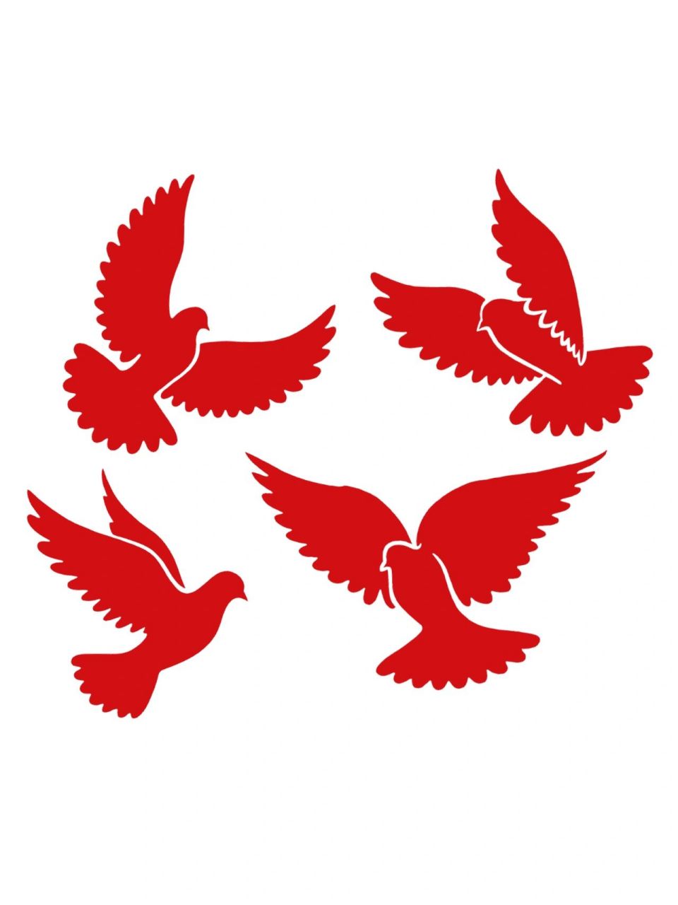 159415 事业04位经常能用到的和平鸽剪影免抠素材合集来啦!