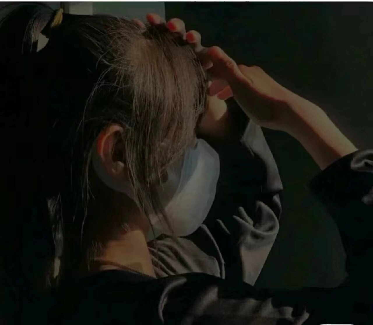 女生好看侧脸头像