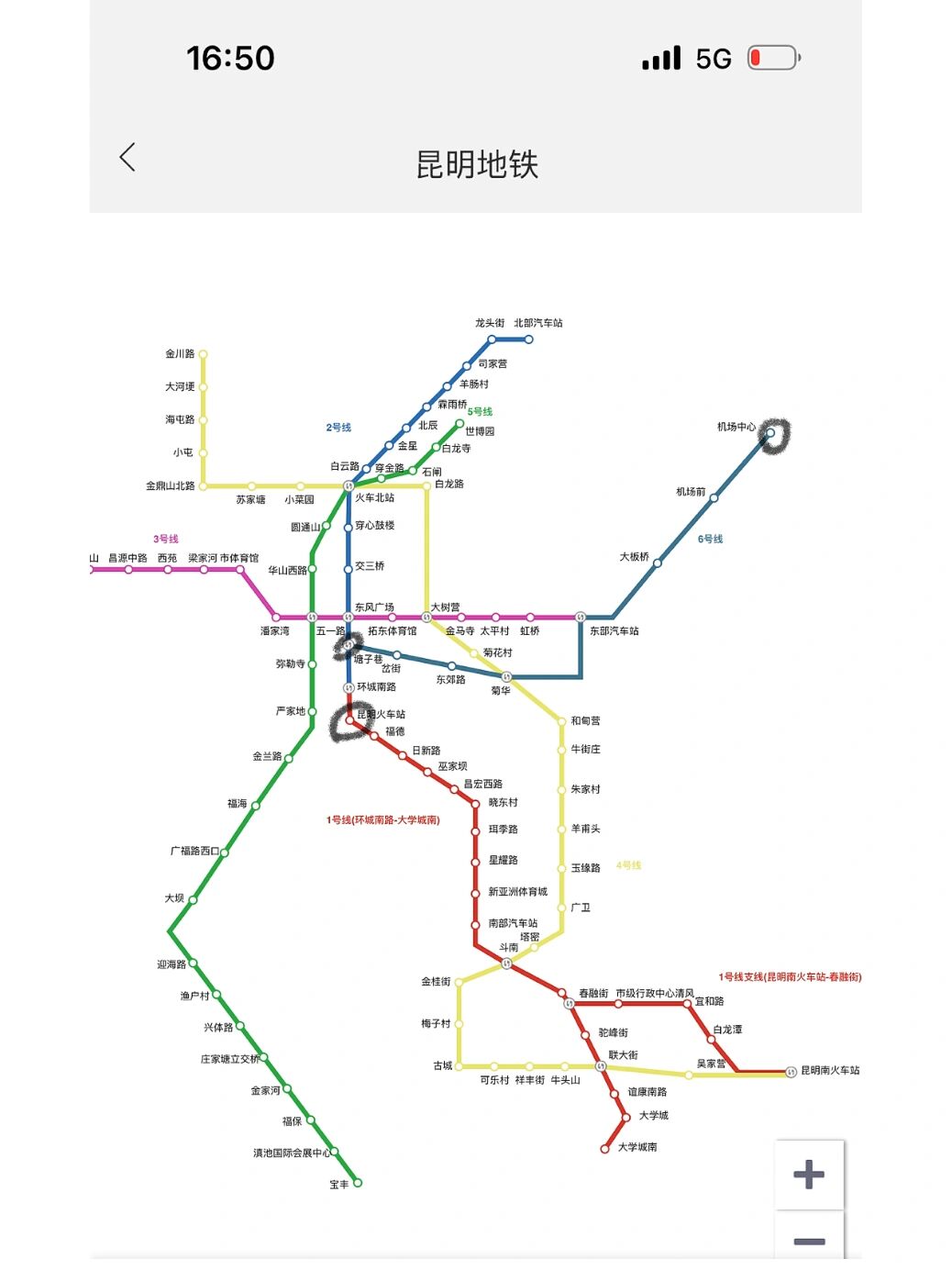 大理地铁线路规划图图片