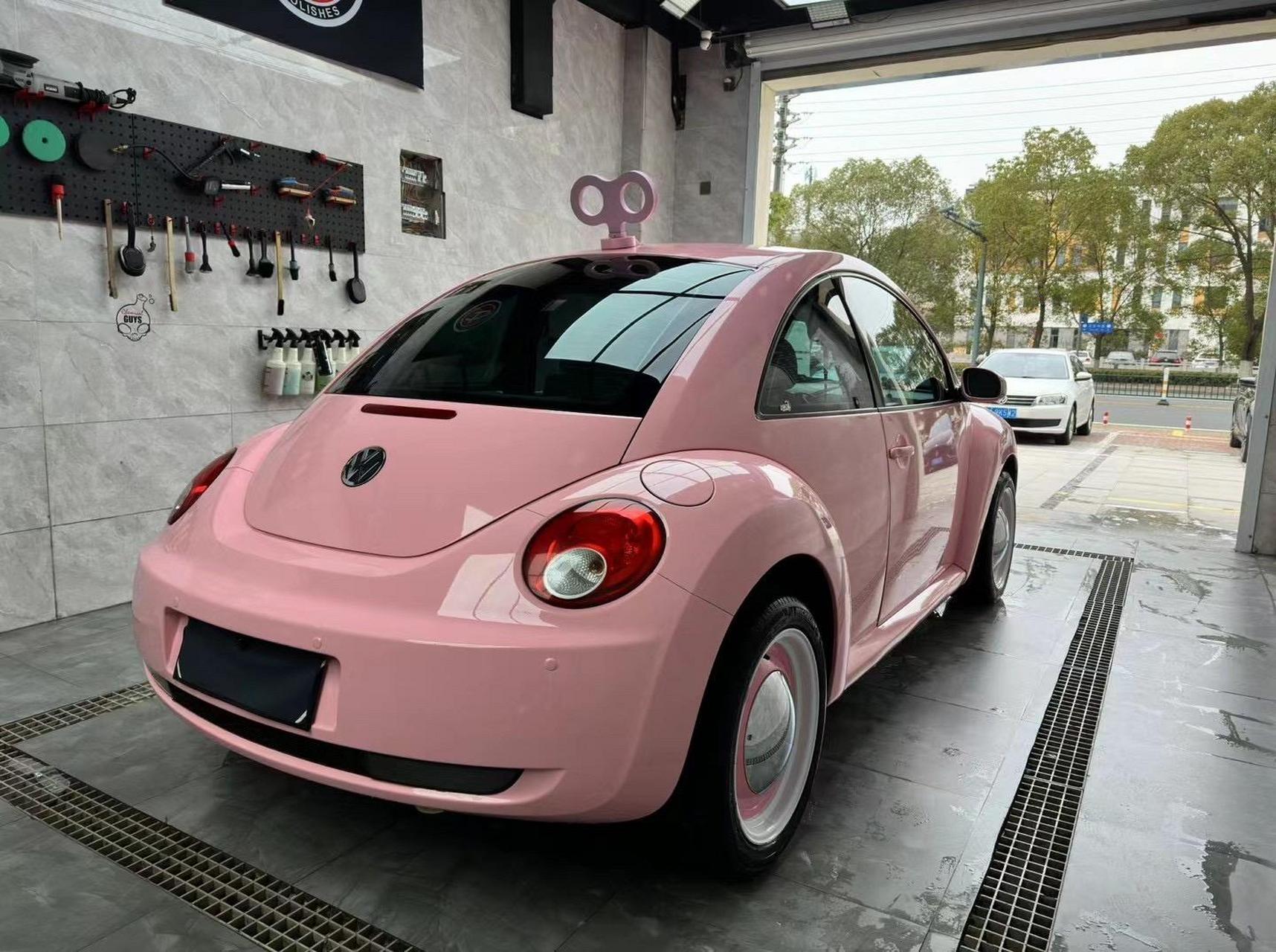 整备上架10年粉红色二代甲壳虫,很多客户一直问有没有粉红色的甲壳虫