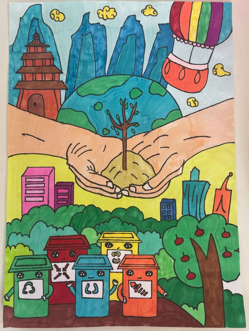 我们的低碳生活,我们的气候手抄报绘画作品～ 低碳,我们的气候手抄报